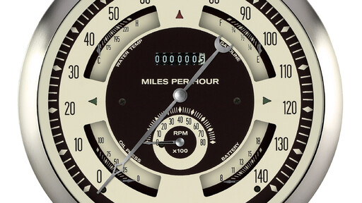 Nostalgia VT Big Ol' Gauge 7 5/8" allt-i-ett-mätare